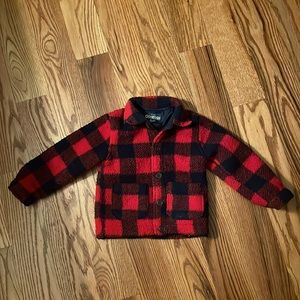 OshKosh Buffalo Plaid Fleece Jacket